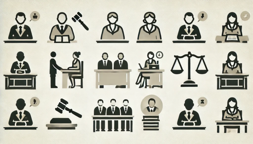 who is present at a deposition