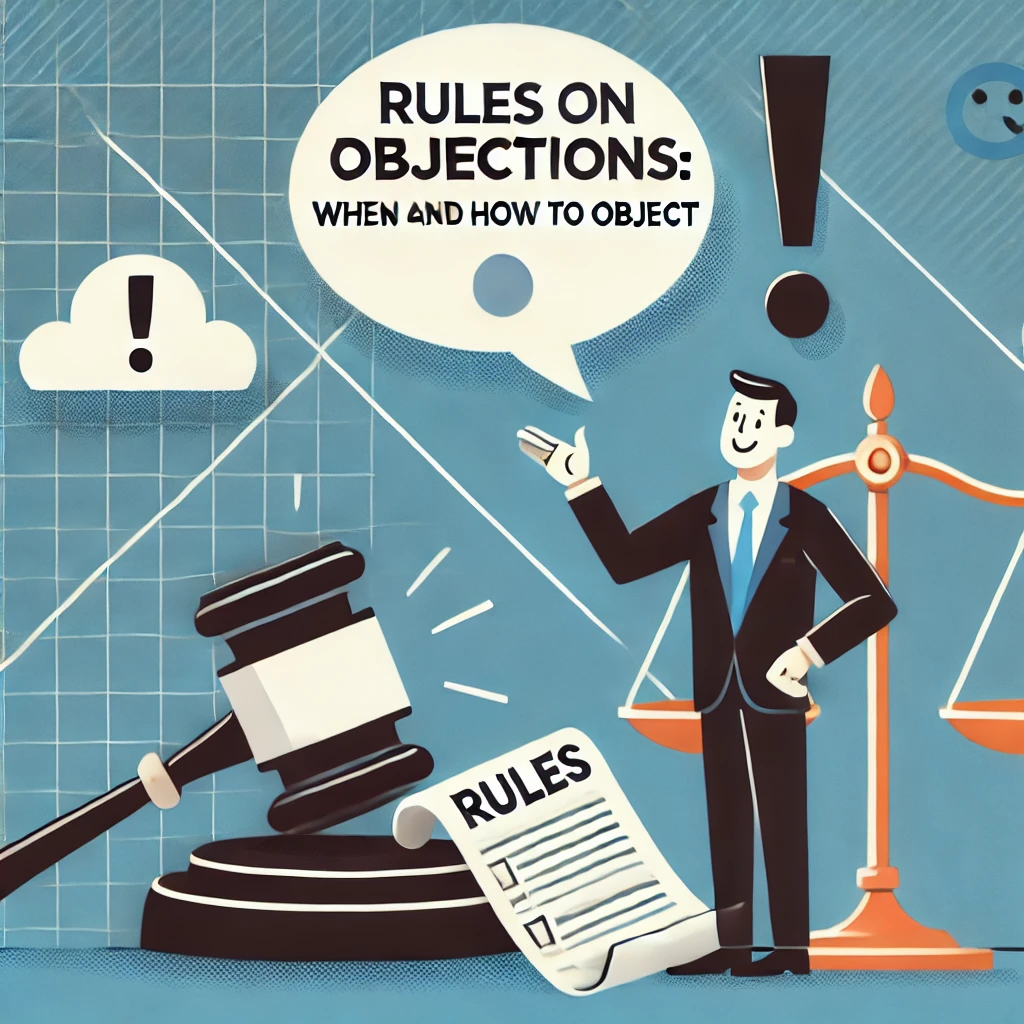 Deposition objections