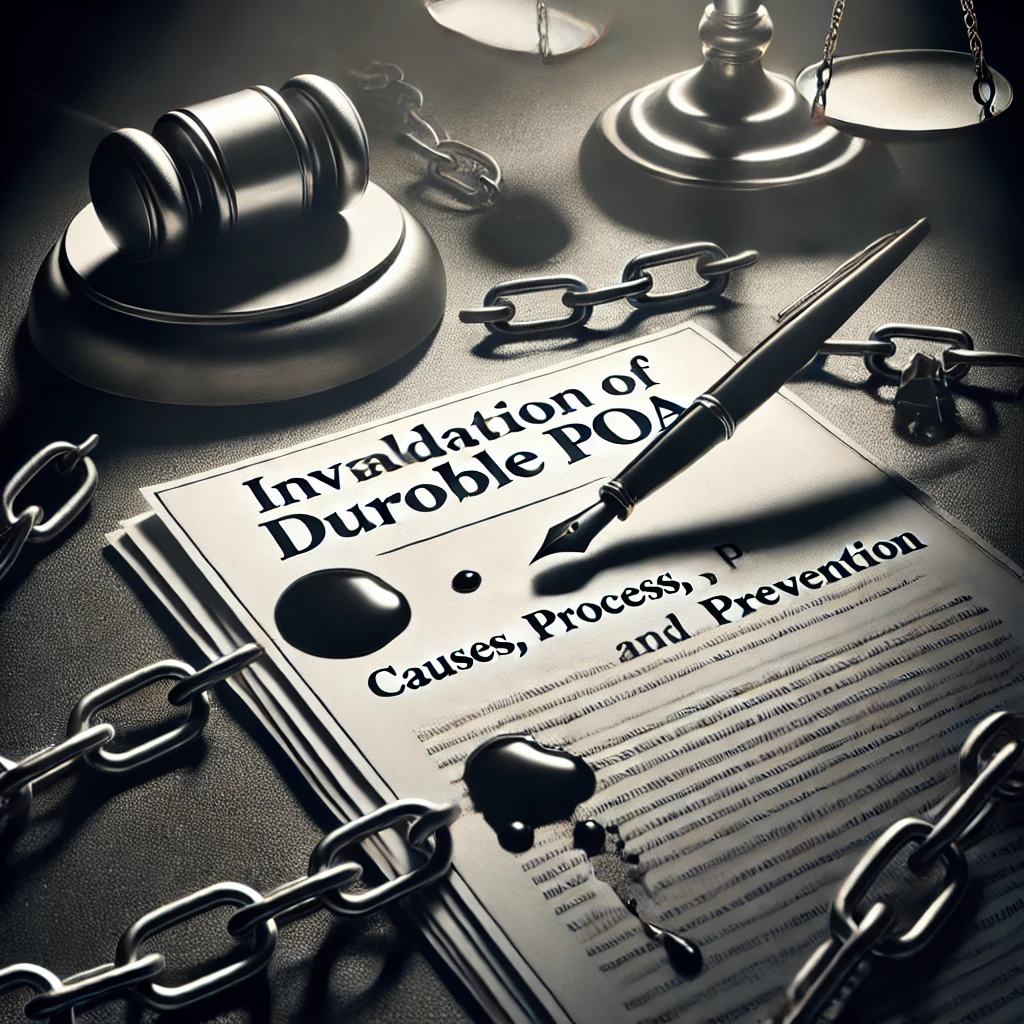 can a durable poa be invalidated