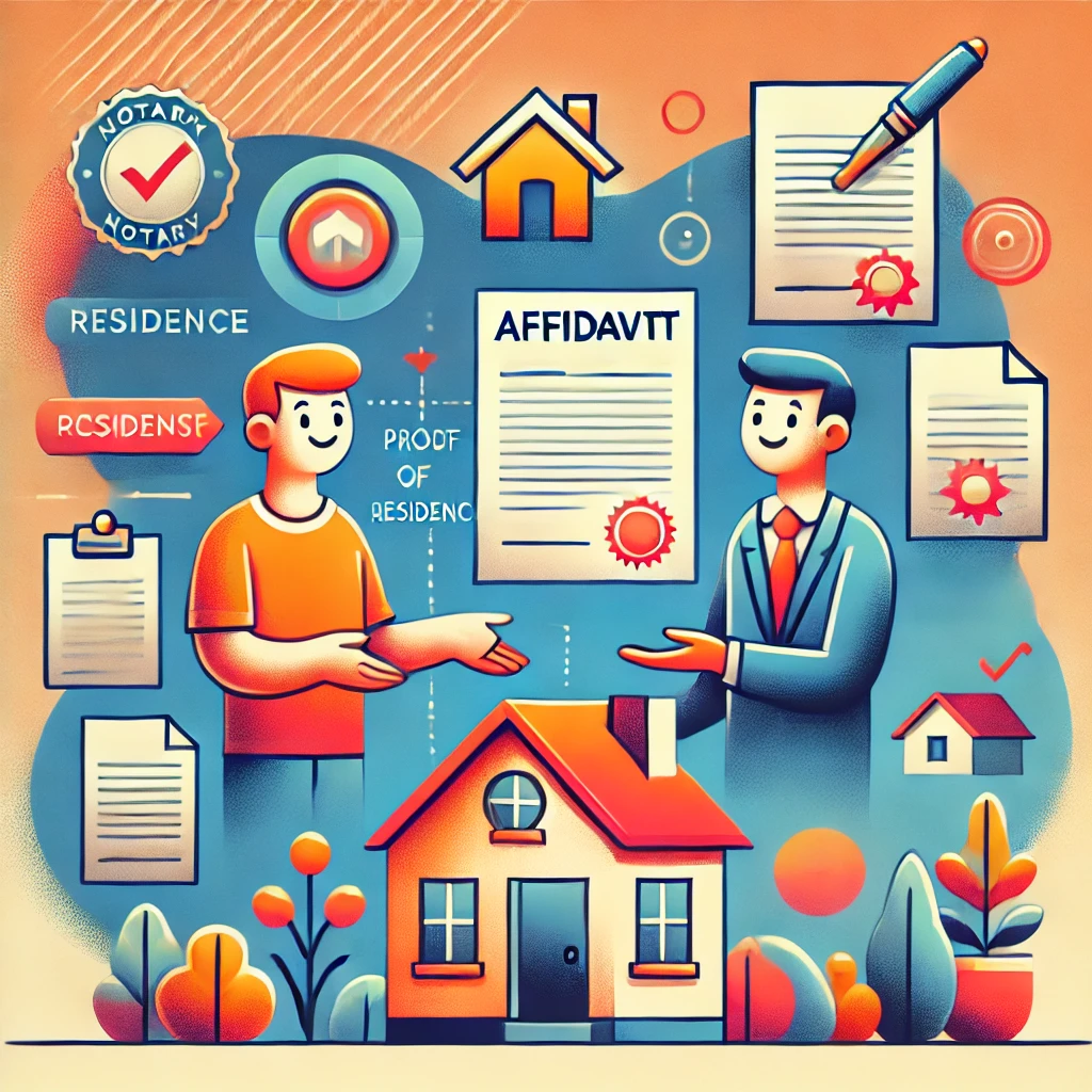Affidavit for Proof of Residence