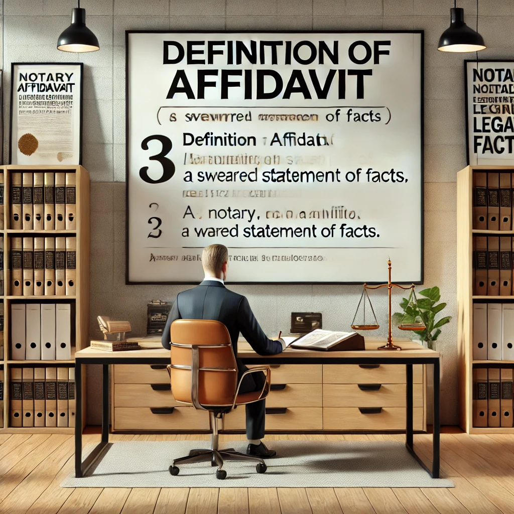 definition of affidavit