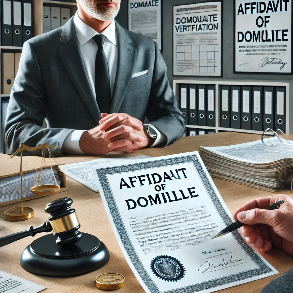 affidavit of domicile